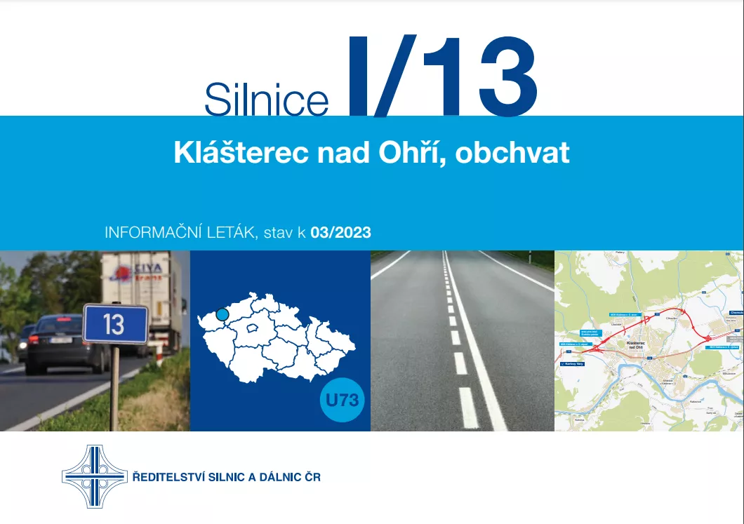 Informační leták - Klášterec nad Ohří, obchvat (5,6 km)