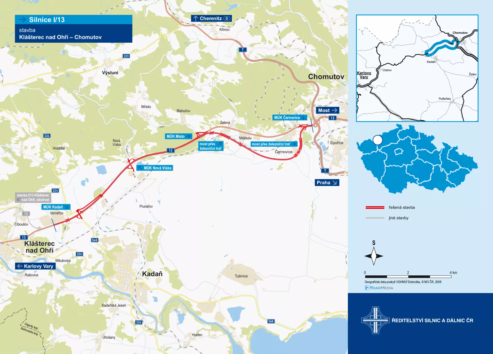 Klášterec nad Ohří - Chomutov (15,0 km)